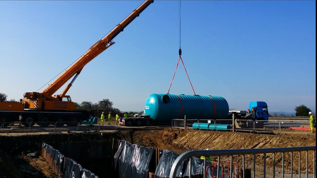 tank installation