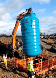 SPEL WRc Approved Packaged Pumping Station at Amazon Swindon